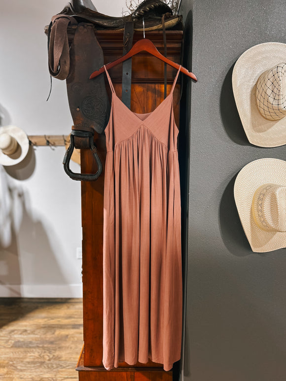 The Terracotta Breezy Midi Dress