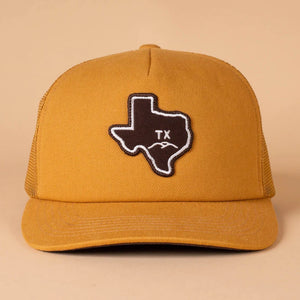 Heart of Texas Trucker Hat - Old Gold