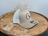 Mad Hatter Wood Duck Patch Hat (Khaki/White)