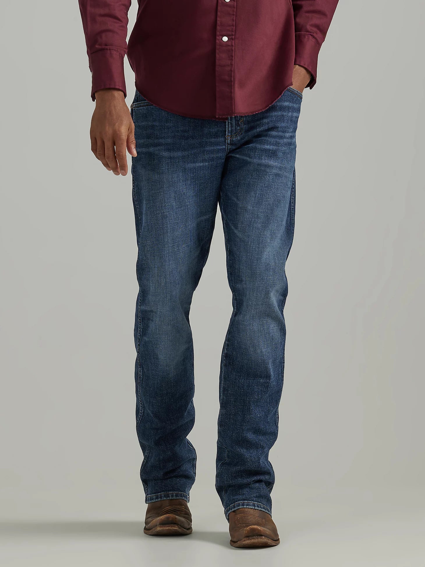 The Wrangler Retro® Premium Jean: Men\'s Slim Boot in Stepford – Cheyenne  Ranch Boutique, LLC