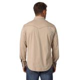 Men's Wrangler® Retro® Premium Long Sleeve Shirt - Tan