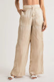 The Shimmer Woven Relaxed Wide Leg Pants