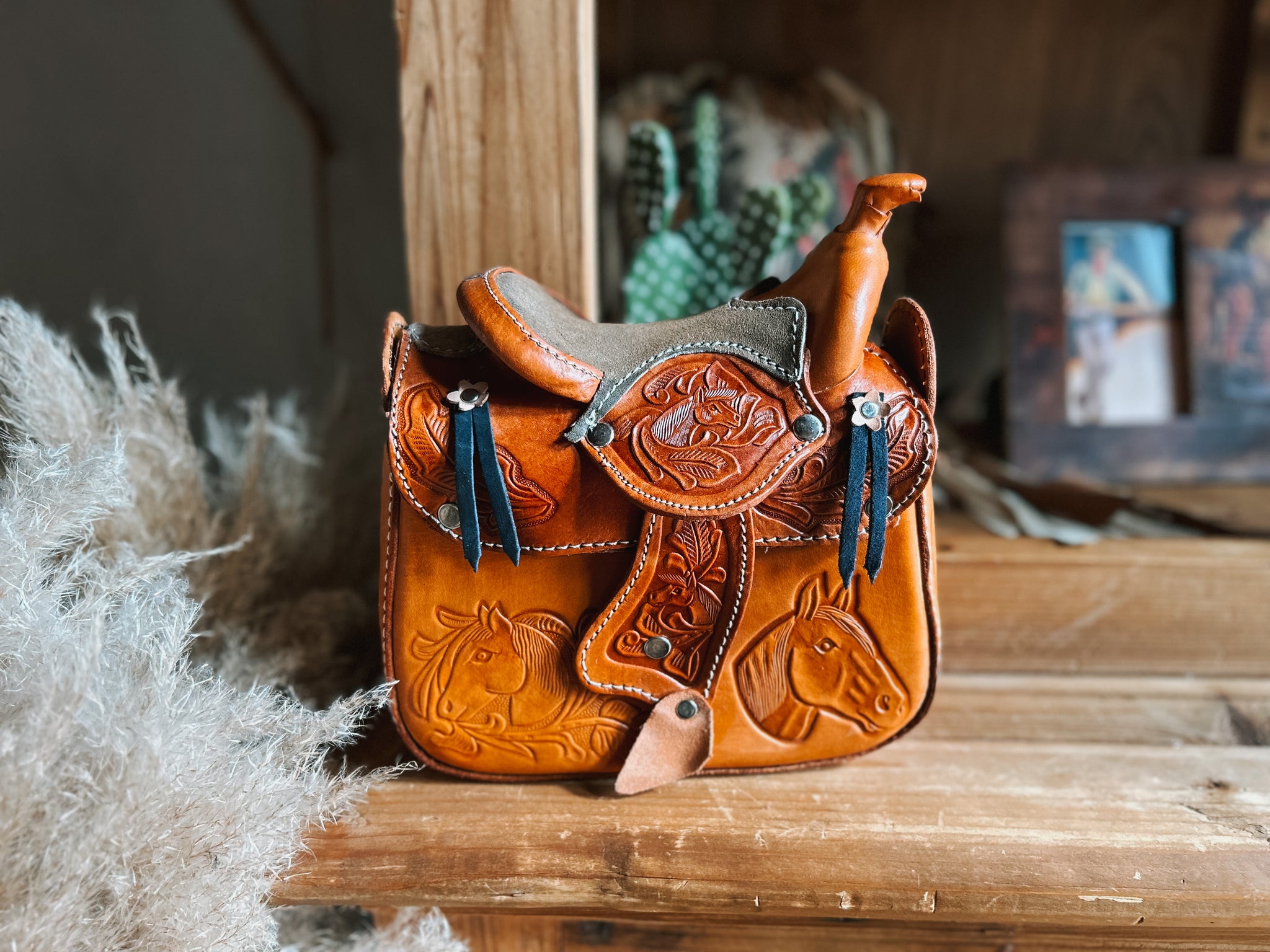 WILDRACE Horse Saddle Bag Genuine Cow Hide Leather Western saddle bag | eBay