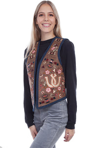 Scully - Embroidered Horseshoe Vest