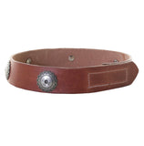 Harness Leather Concho Hat Band